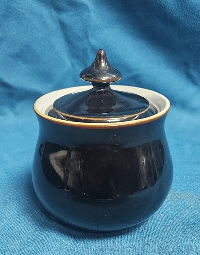 Denby merlot lidded sugar - denby,