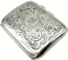 Antique Silver Cigarette Case