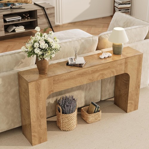 Long console table wooden - table,