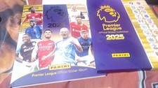 Panini Premier League 2025 Official Stickers Collection Hardback Album 3/4 full