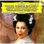 Giacomo Puccini : MADAMA BUTTERFLY HIGHLIGHTS - Giacomo Puccini CD (1989)
