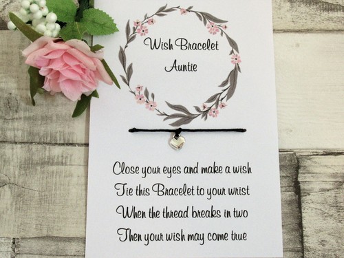 Family wish bracelet - family, birthday