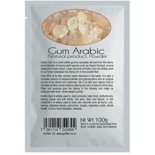 Gum arabic powder 100g - arabic, /