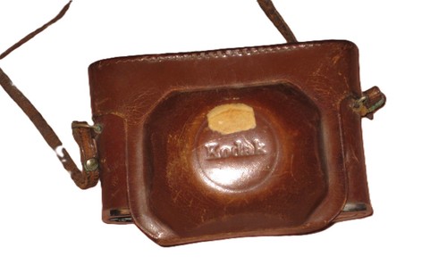 Original vintage brown leather - brown,