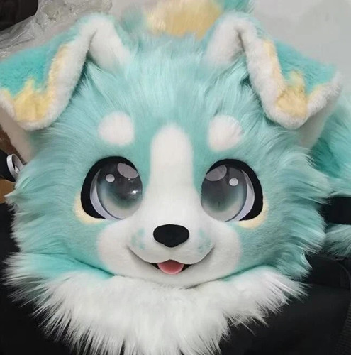 Fursuit long haired dog - long, fox