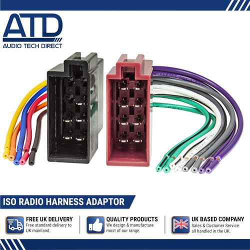 Female iso radio plug - iso,