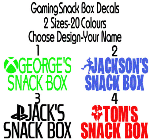 Personalised gaming snack - personalised,