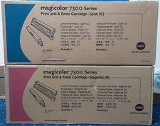 Konica Magicolor 7300 Cyan and Magenta PRINT UNIT ONLY The toner is missing