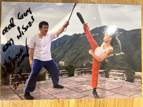Signed photo jackie chan - signed,