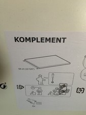 IKEA Komplement White Wardrobe