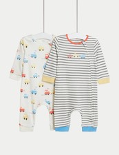 M&S Kids Baby 2pk Pure Cotton