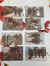 WW1 Postcards The King At The Front Daily Mail War Pictures Series XI And XII