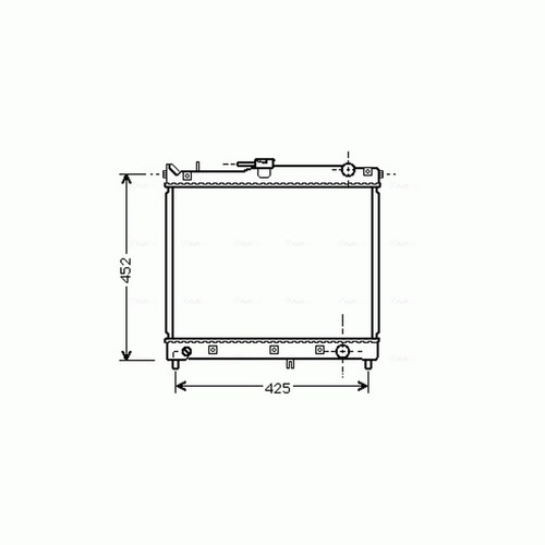 Radiator for suzuki - jimny, fj