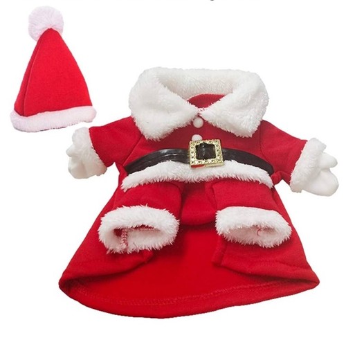 Pet dog father christmas - father,