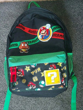 SUPER MARIO Backpack School Bag Rucksack Boys Girls Multicoloured 