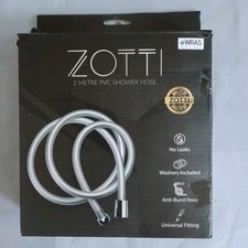 ZOTTI PVC Shower Hose 2 meter Strong Anti Burst Universal Standard Fitting Flexi