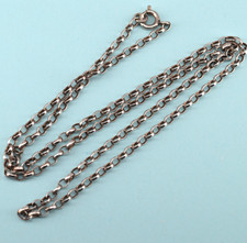 VINTAGE STERLING SILVER CHAIN BELCHER NICE QUALITY 18"