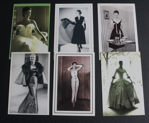 Ladies fashion postcards - 6,