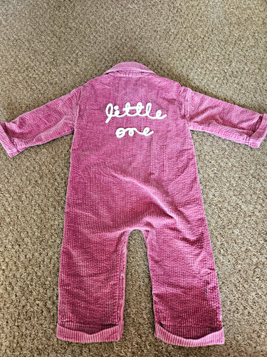Pink corduroy little one - corduroy, 'little