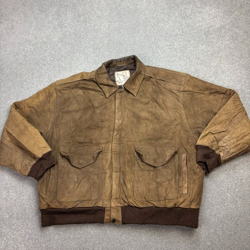 Leather flying jacket adult - leather,