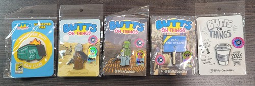 Sdcc 2026 butts things pin - butts,