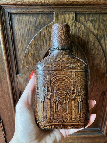 Handmade glass and leather - handmade,