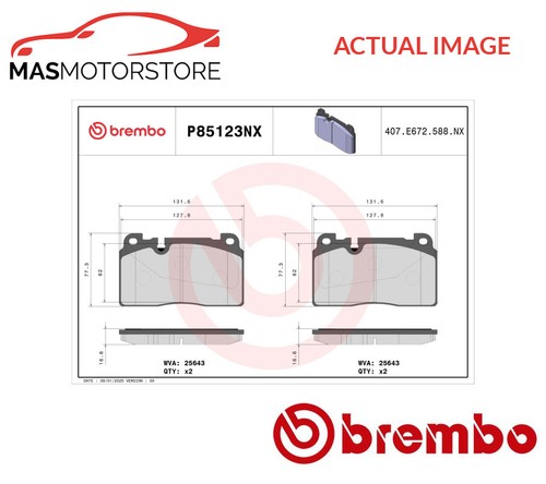 Brake pads set - pads, braking