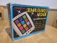 Vintage Radio shack Tandy 12 Arcade Console 12 Electronic Game Manual 80s Retro