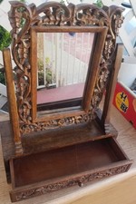 Intricately carved wooden