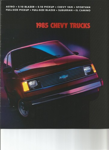 1985 chevrolet truck - chevrolet,