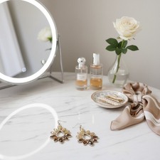 3/$25 - Amber & Gold Teardrop