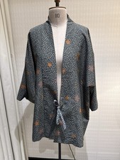 Vintage silk reversible kimono - vintage,