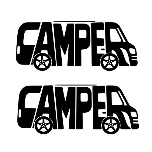 Camper van stickers - van,