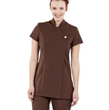 Beauty Salon Tunic Hairdressing Spa Massage Beautician Health Work Nail Size 22