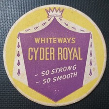 Whiteways cider beer mat - beer, uk