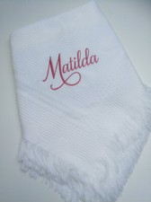 Personalised Baby Shawl Large