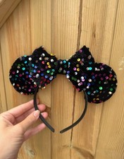 Girls Ladies Black Velvet