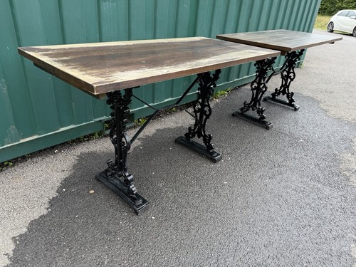 Pair solid oak cast - of,