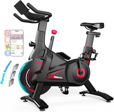 Exercise Bike with Dynamic LED