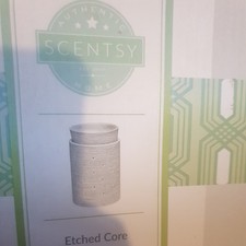 SCENTSY CREAM COLOURED 'ETCHED