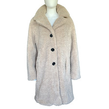 Centigrade borg coat Teddy Coat button up New Size 18 10 2XL