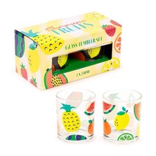 Glass Tumbler Set of 2 250ml -