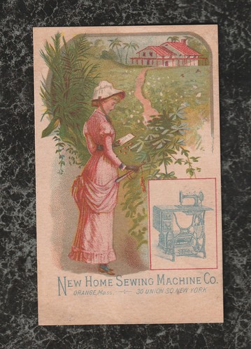 Victorian trade card new home - victorian,