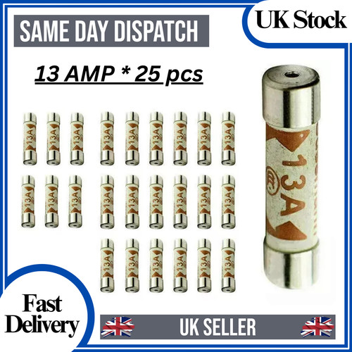 25x 13a domestic fuses plug - domestic,