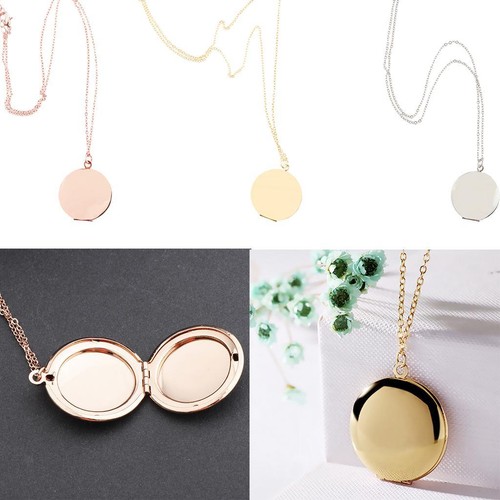 Round pendant open locket