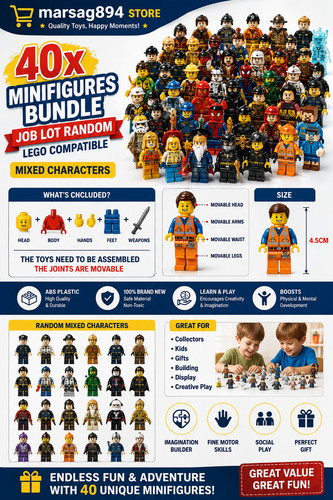 40x minifigures bundle - 40x, job