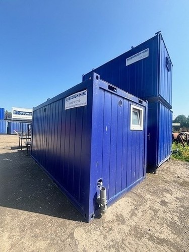 16ft 10ft blue toilet block - toilet,