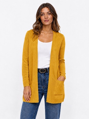 Ladies open front cardigan - open,