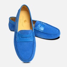 Blue Suede Ladies Italian