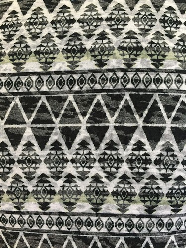 Black cream lime - aztec, print